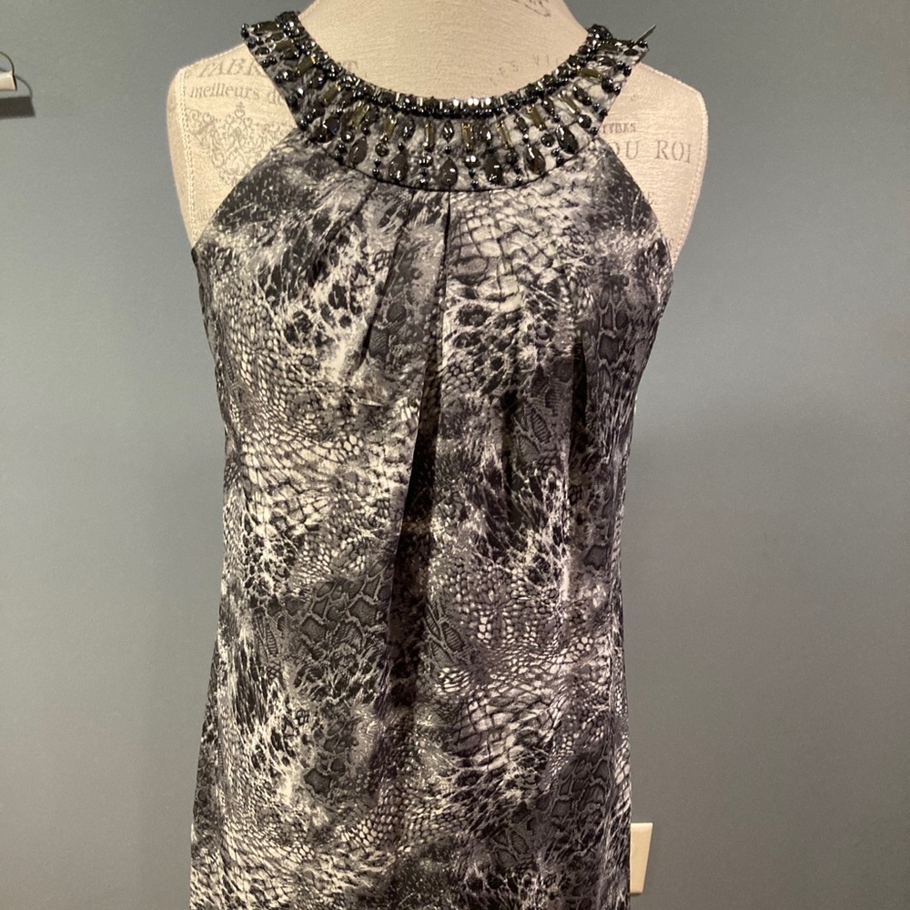 NWT WHBM Grecian-collar dress size 00